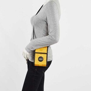 Gucci Yellow GG Nylon Off The Grid Mini Crossbody Bag